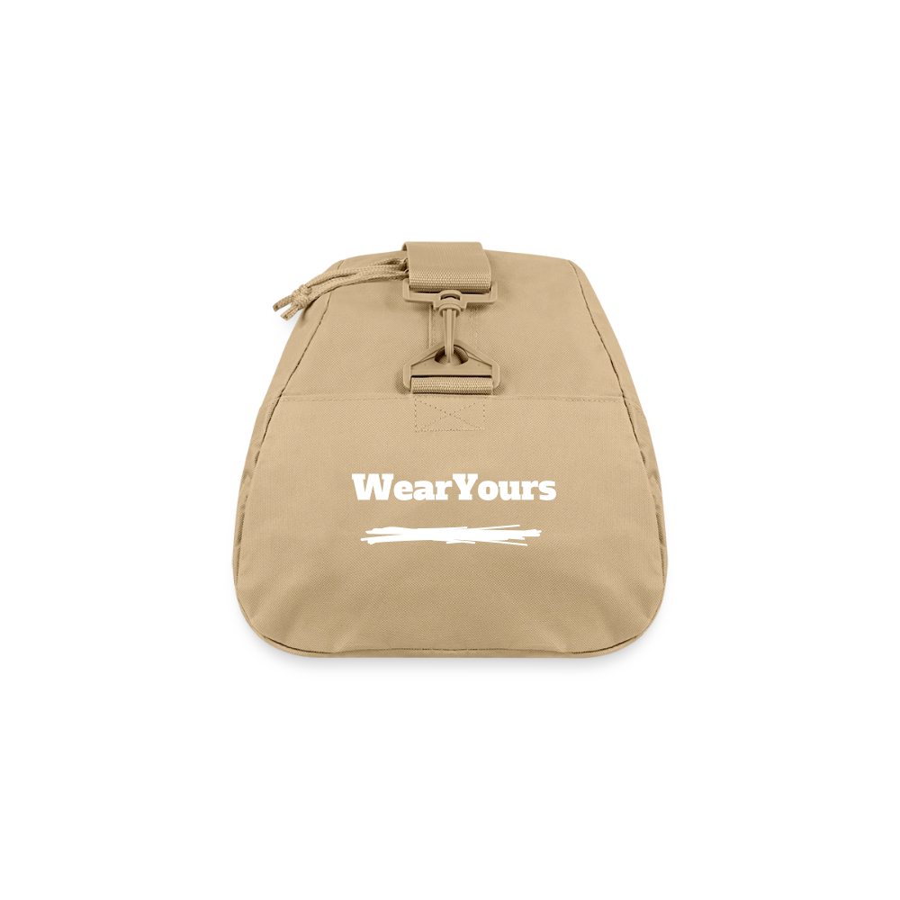 The Populaire Duffel — Forest - beige