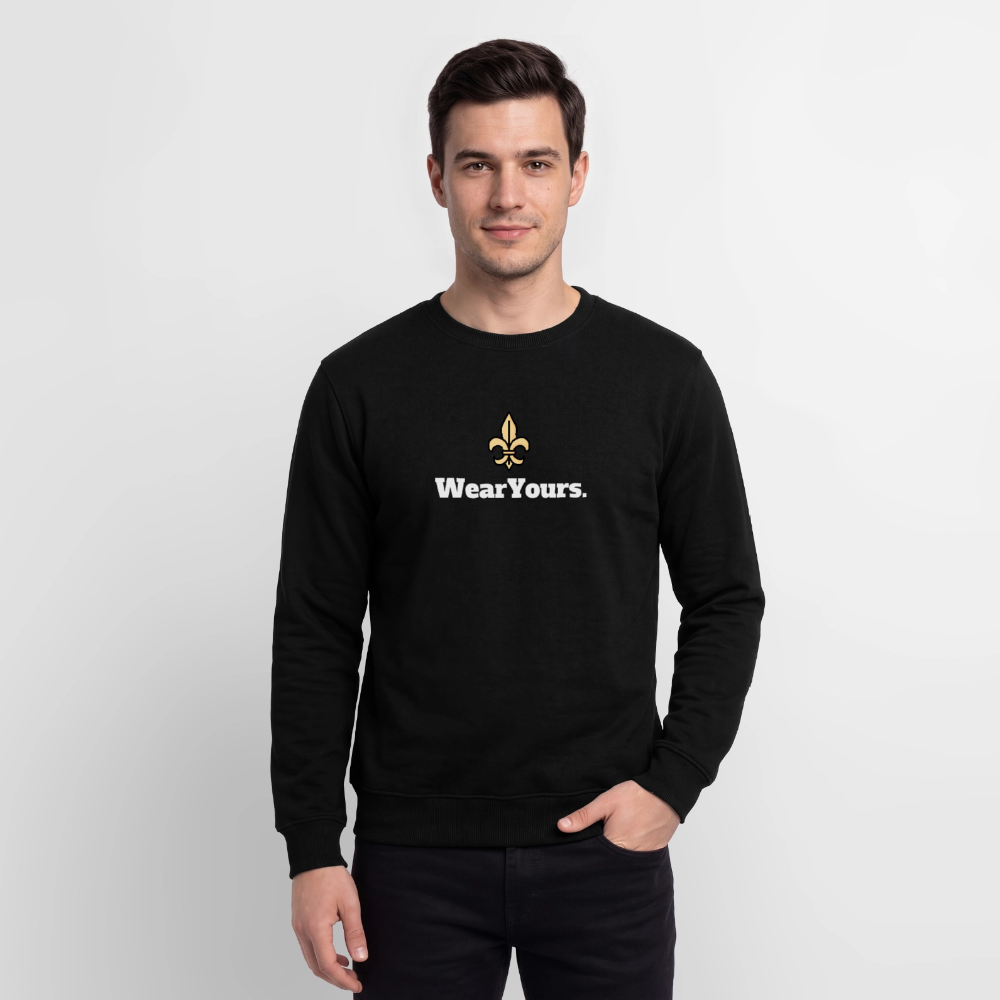 Oversized Crewneck Sweatshirt - black