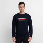 Oversized Crewneck Sweatshirt - navy