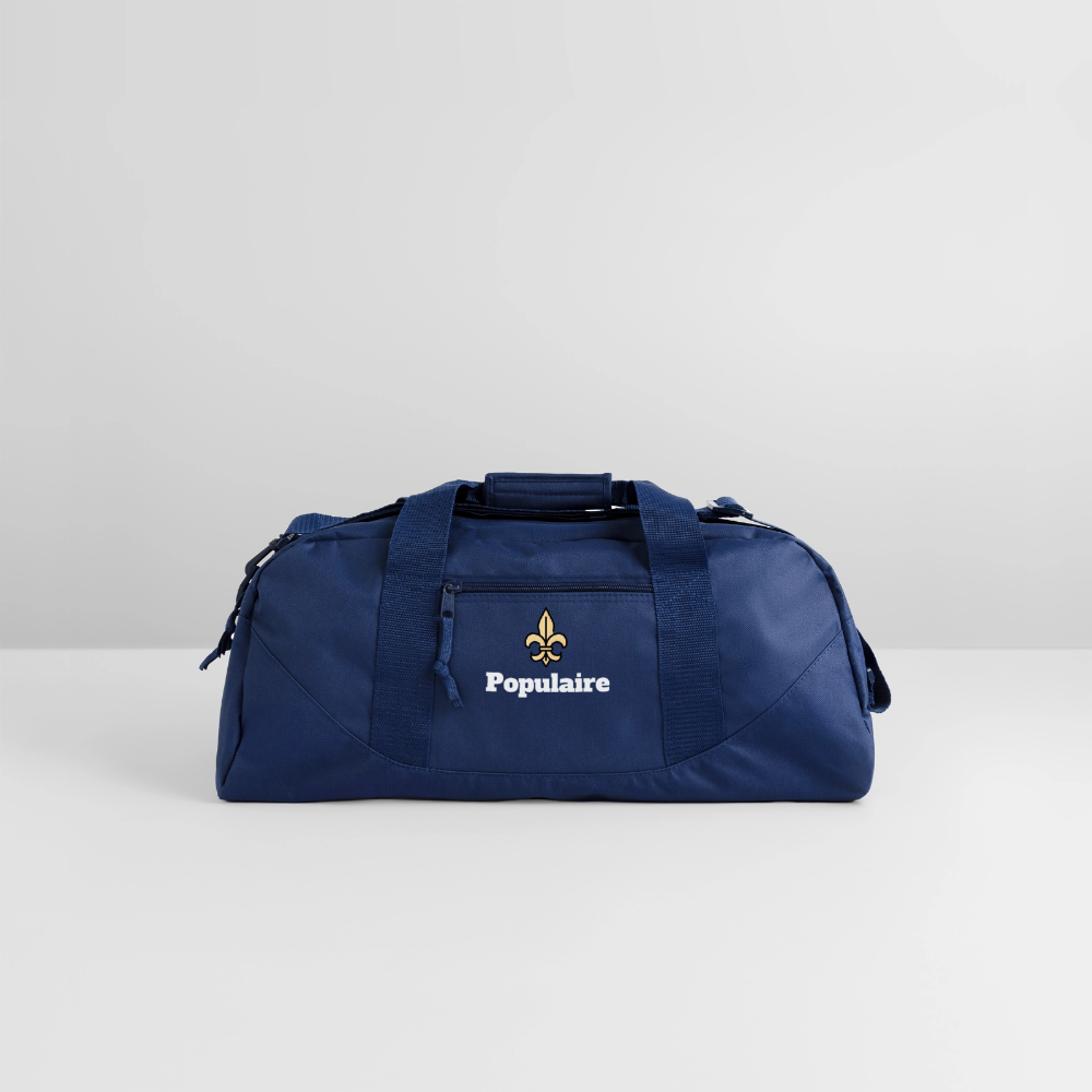 The Populaire Duffel — Forest - navy