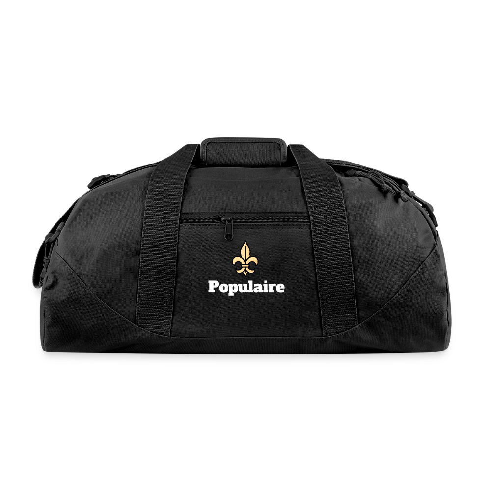 The Populaire Duffel — Forest - black