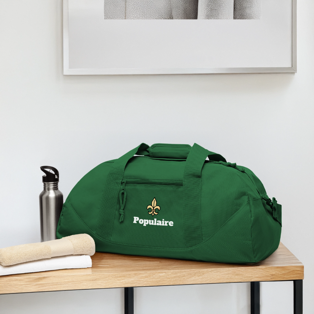 The Populaire Duffel — Forest - forest green