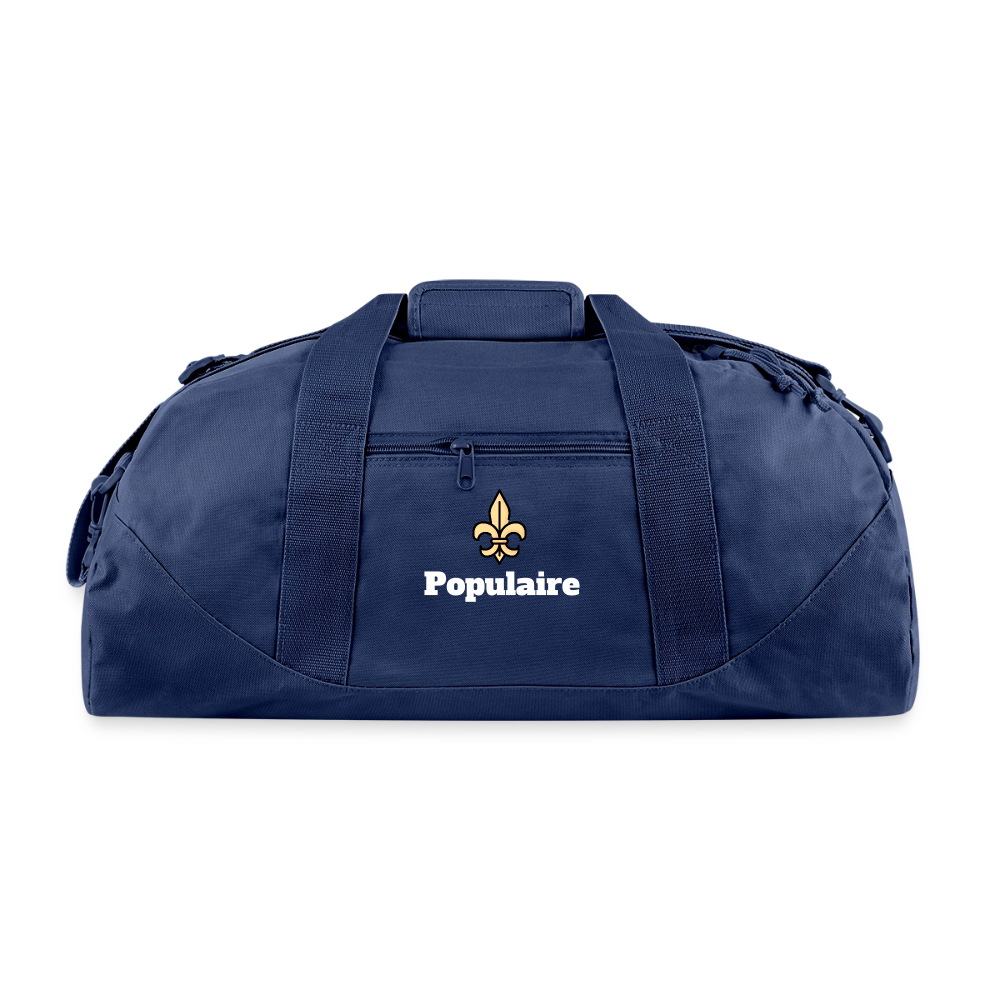 The Populaire Duffel — Forest - navy