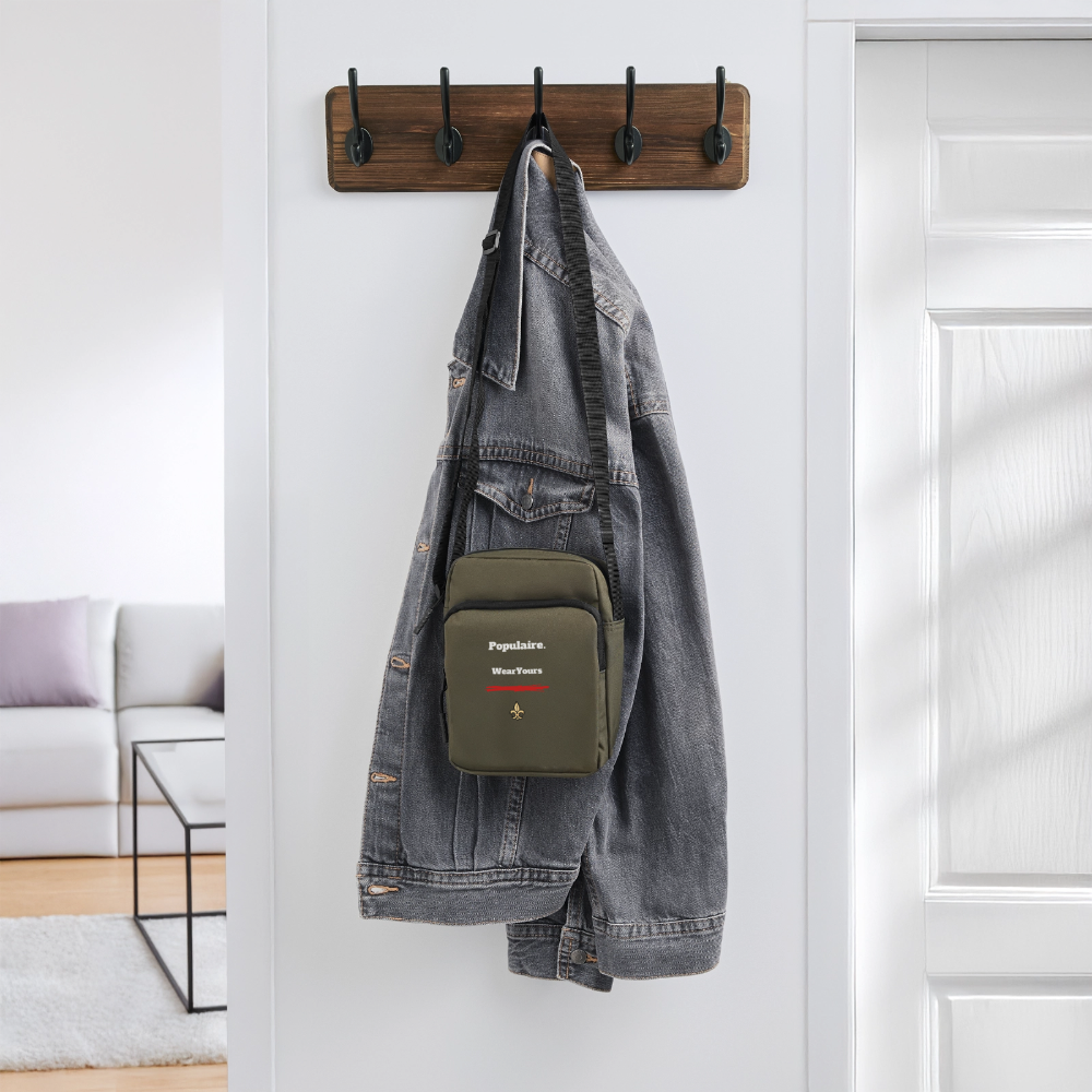 The Populaire Crossbody — Noir - olive
