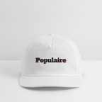 Vintage Washed Rope Cap - white