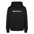 Oversized Hooded Sweatshirt - black