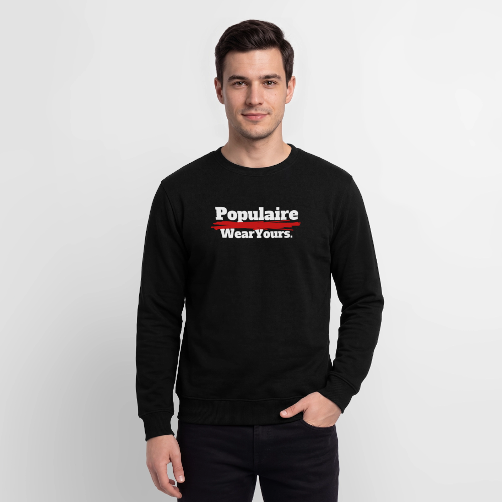 Oversized Crewneck Sweatshirt - black