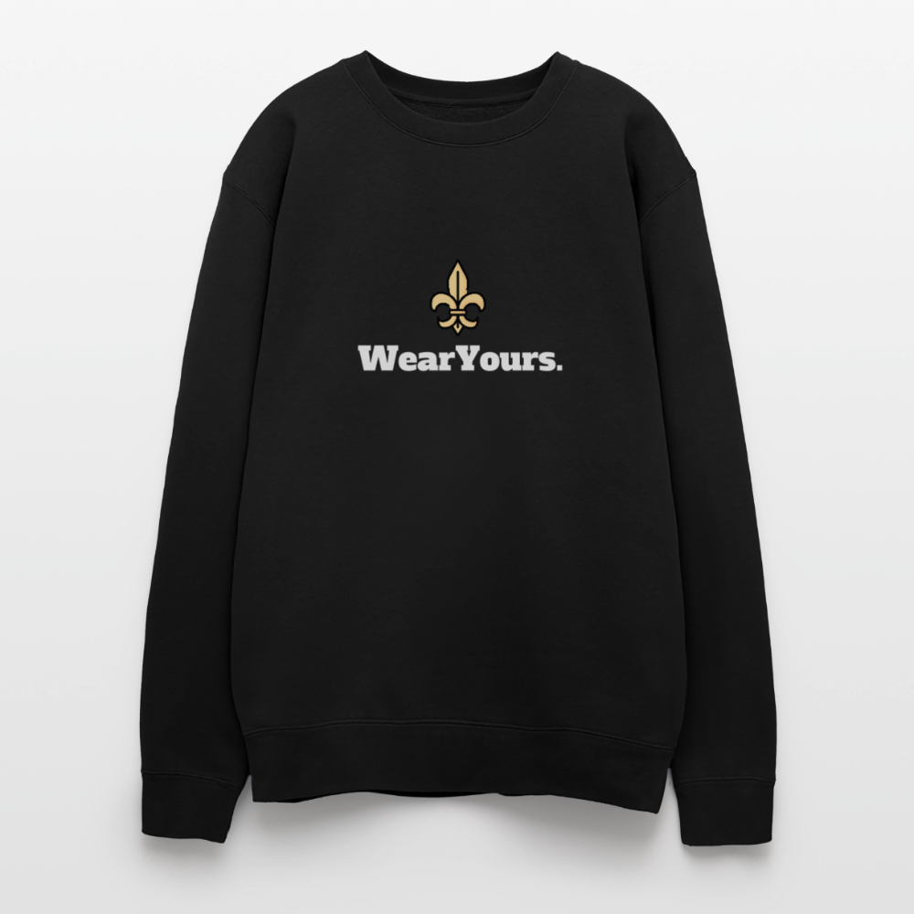 Oversized Crewneck Sweatshirt - black