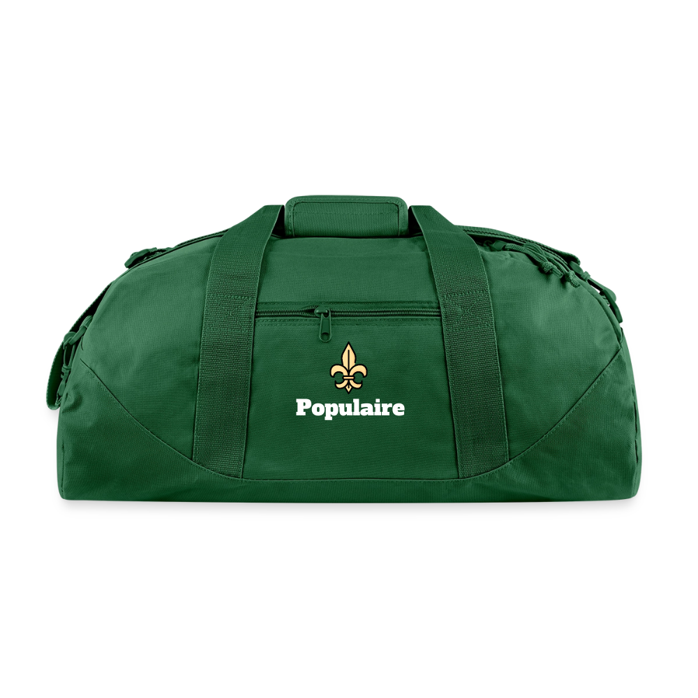 The Populaire Duffel — Forest - forest green