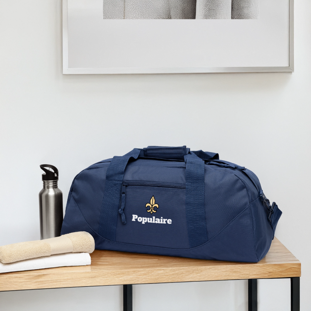 The Populaire Duffel — Forest - navy