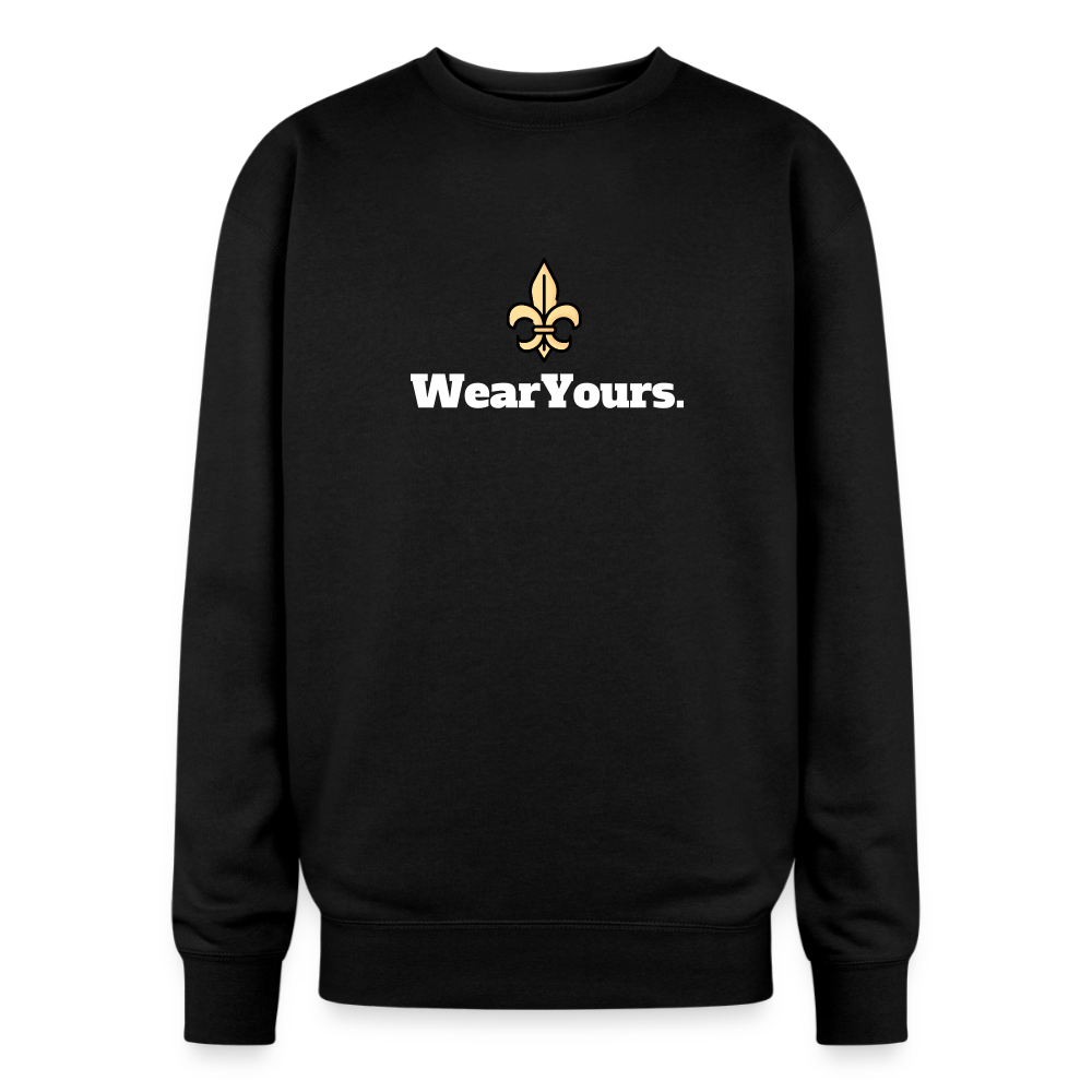 Oversized Crewneck Sweatshirt - black