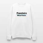 Oversized Crewneck Sweatshirt - white