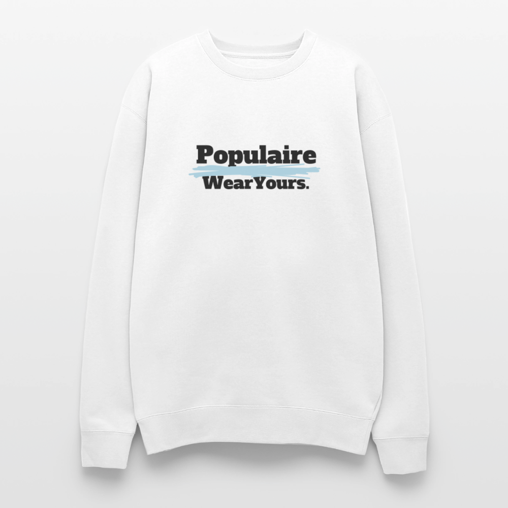 Oversized Crewneck Sweatshirt - white
