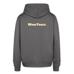 Oversized Hooded Sweatshirt - graphite gray