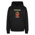 Oversized Hooded Sweatshirt - black