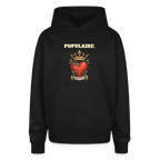 Oversized Hooded Sweatshirt - black
