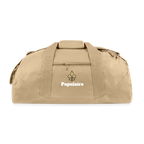 The Populaire Duffel — Forest - beige