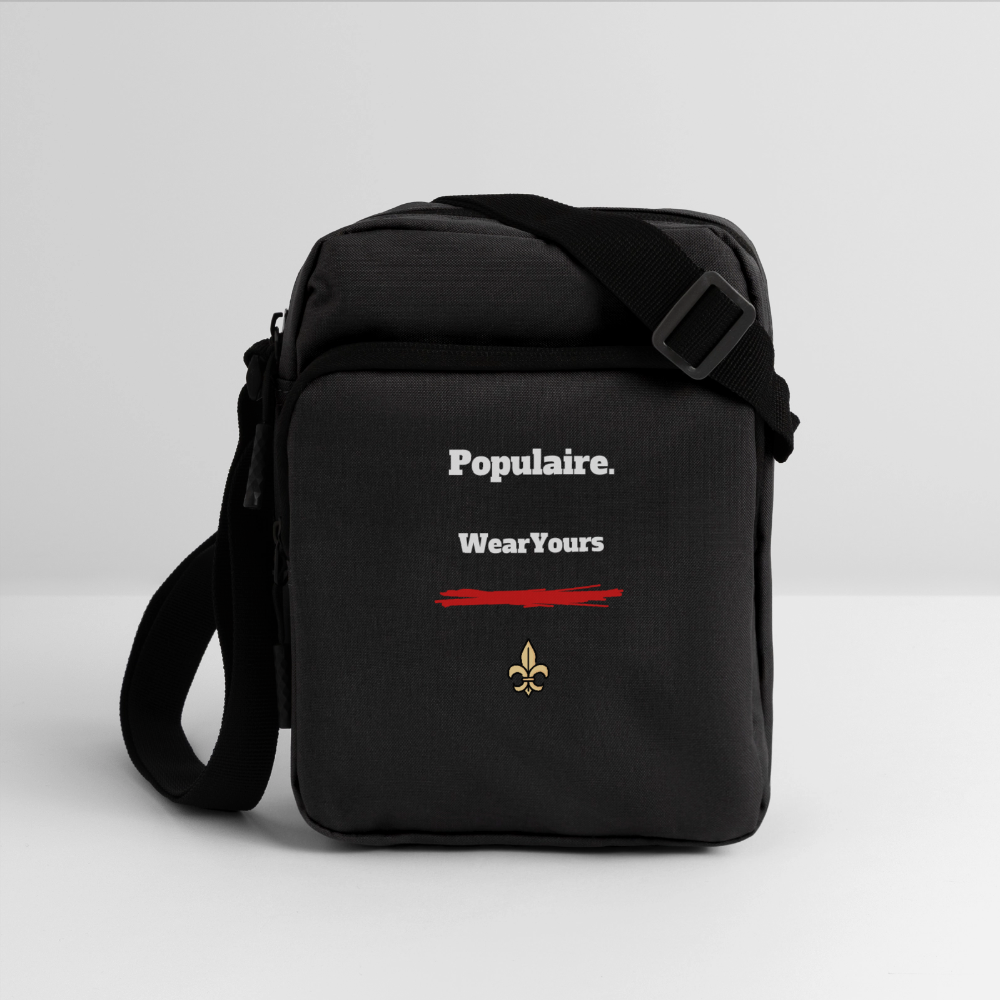 The Populaire Crossbody — Noir - black