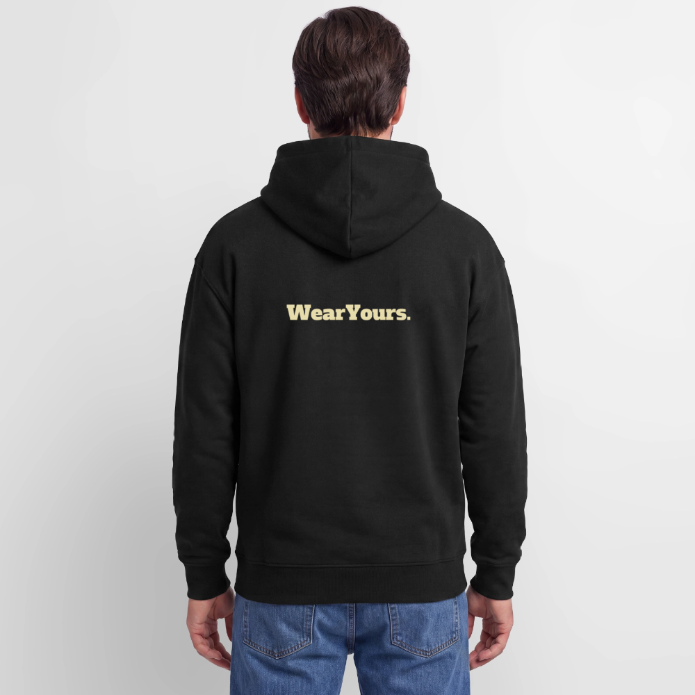 Oversized Hooded Sweatshirt - black