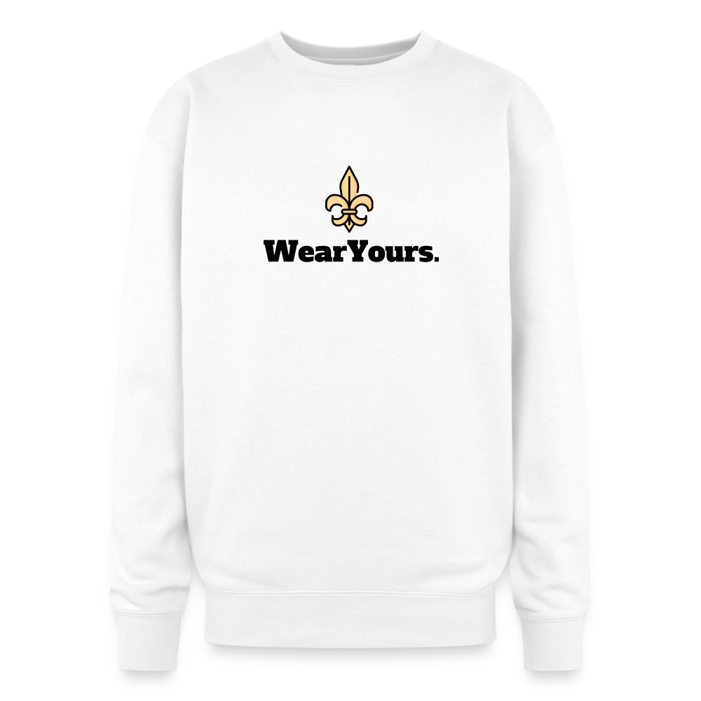 Oversized Crewneck Sweatshirt - white