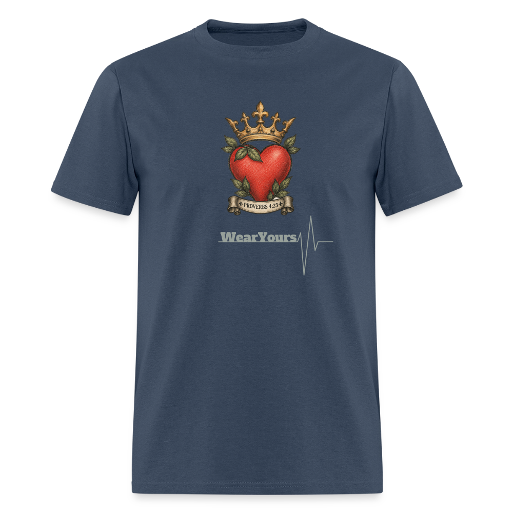 Men's T-Shirt -  blue dusk