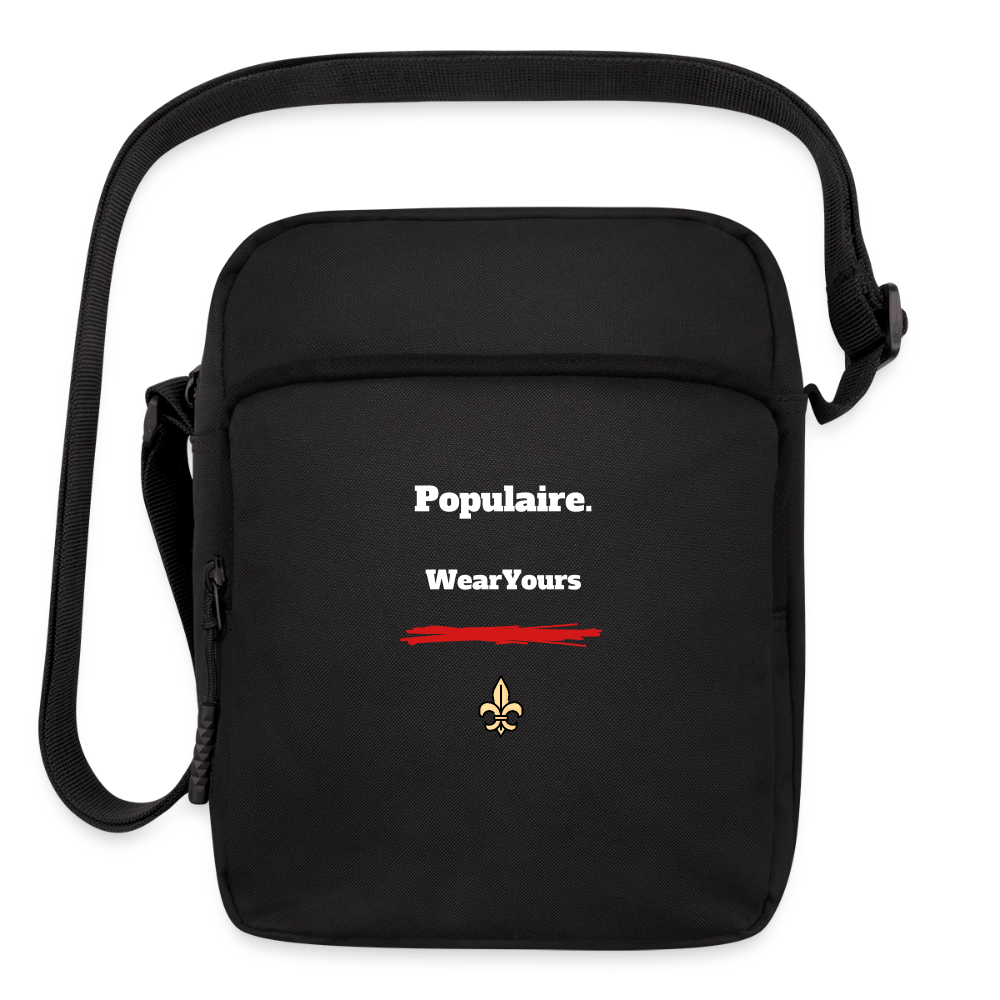The Populaire Crossbody — Noir - black