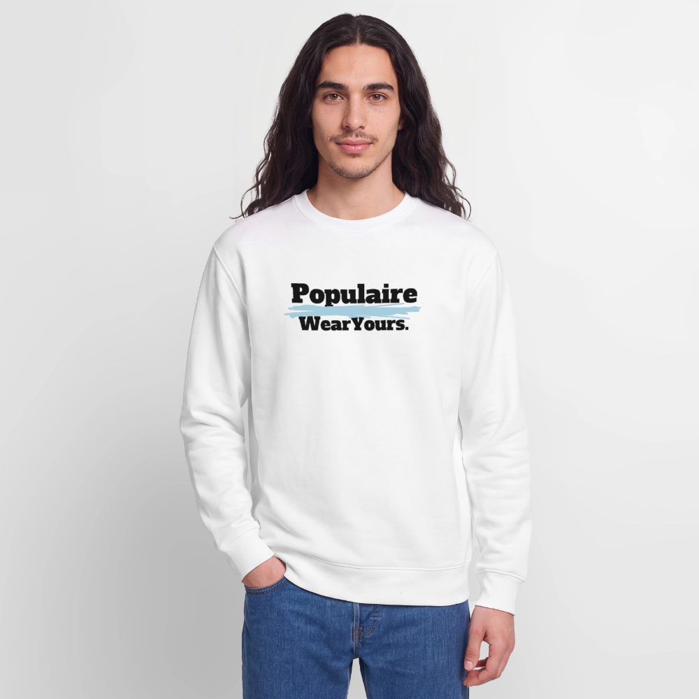 Oversized Crewneck Sweatshirt - white