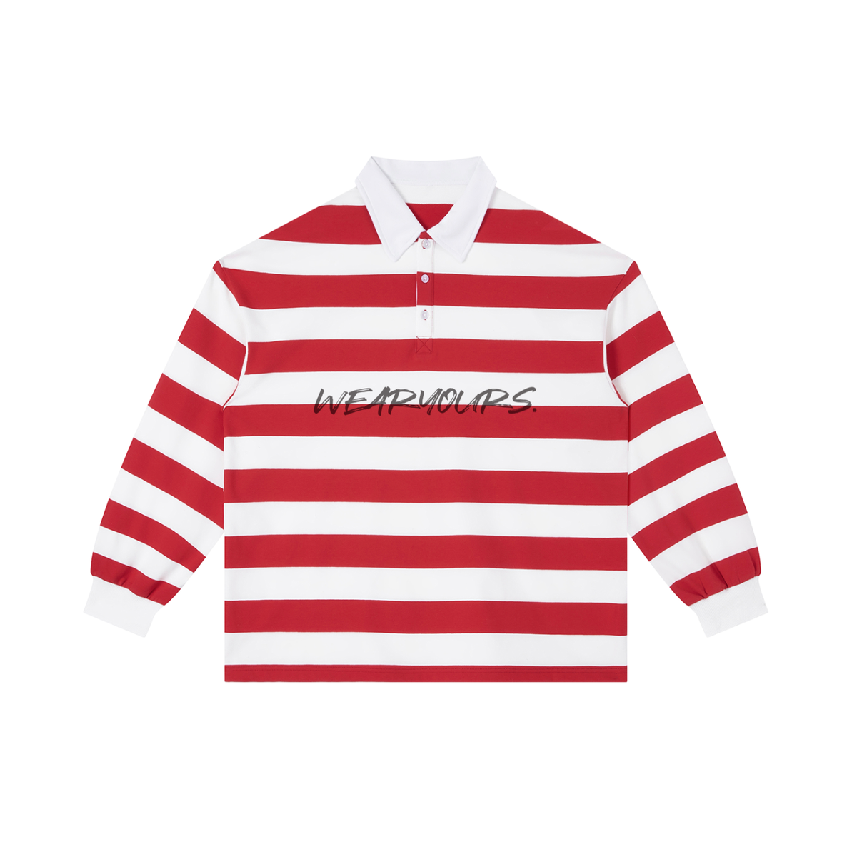 Color Block Stripe Polo Shirt