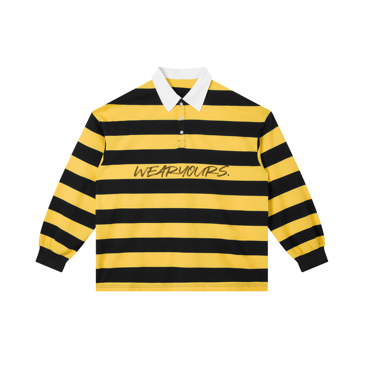 Color Block Stripe Polo Shirt