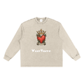 Snow Washed Frayed Edge T-Shirt