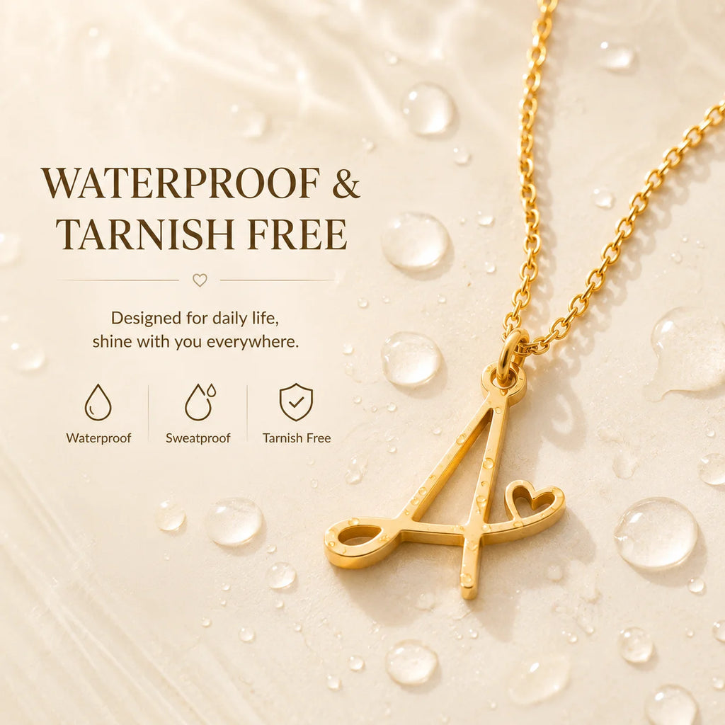 The Initial Heart Necklace