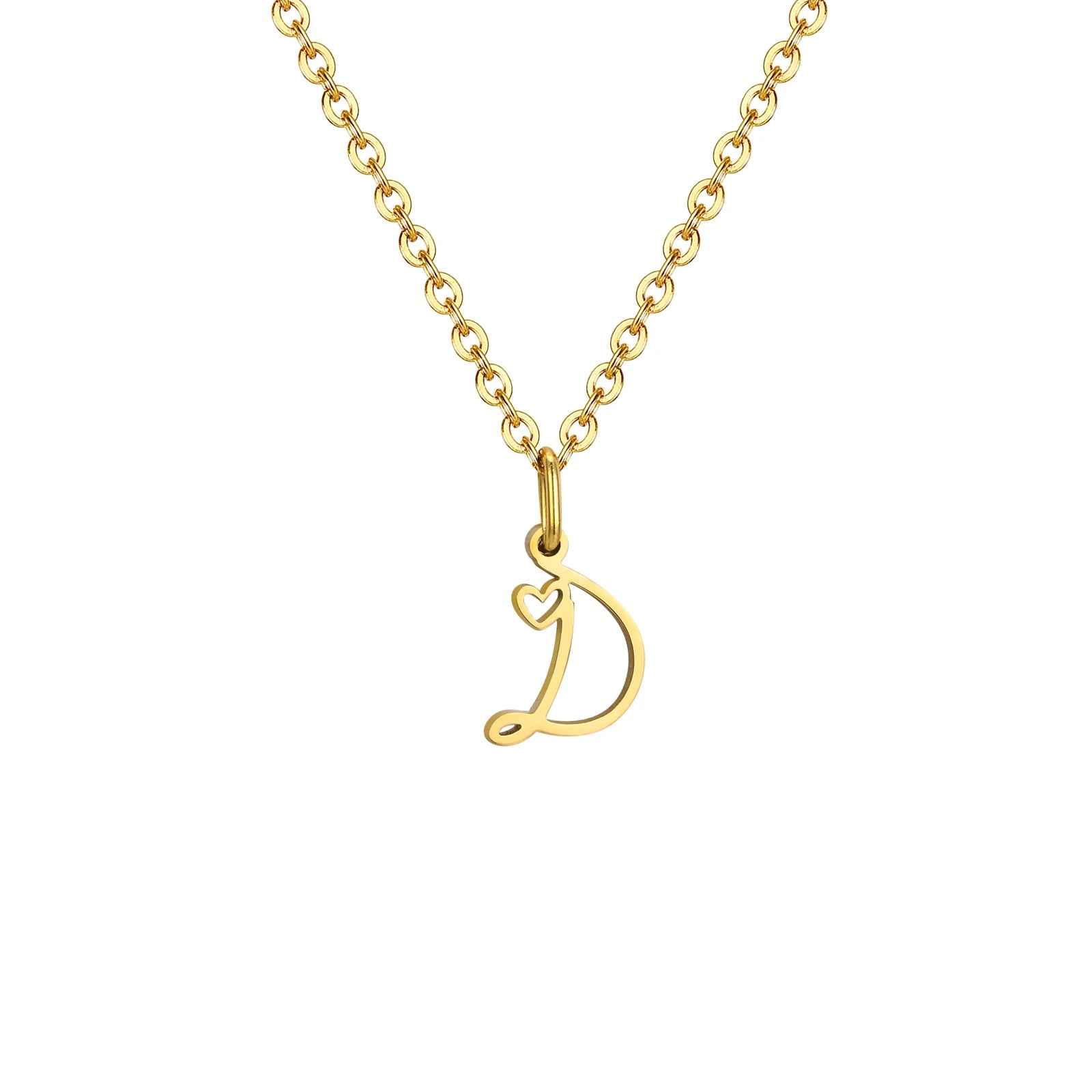 The Initial Heart Necklace