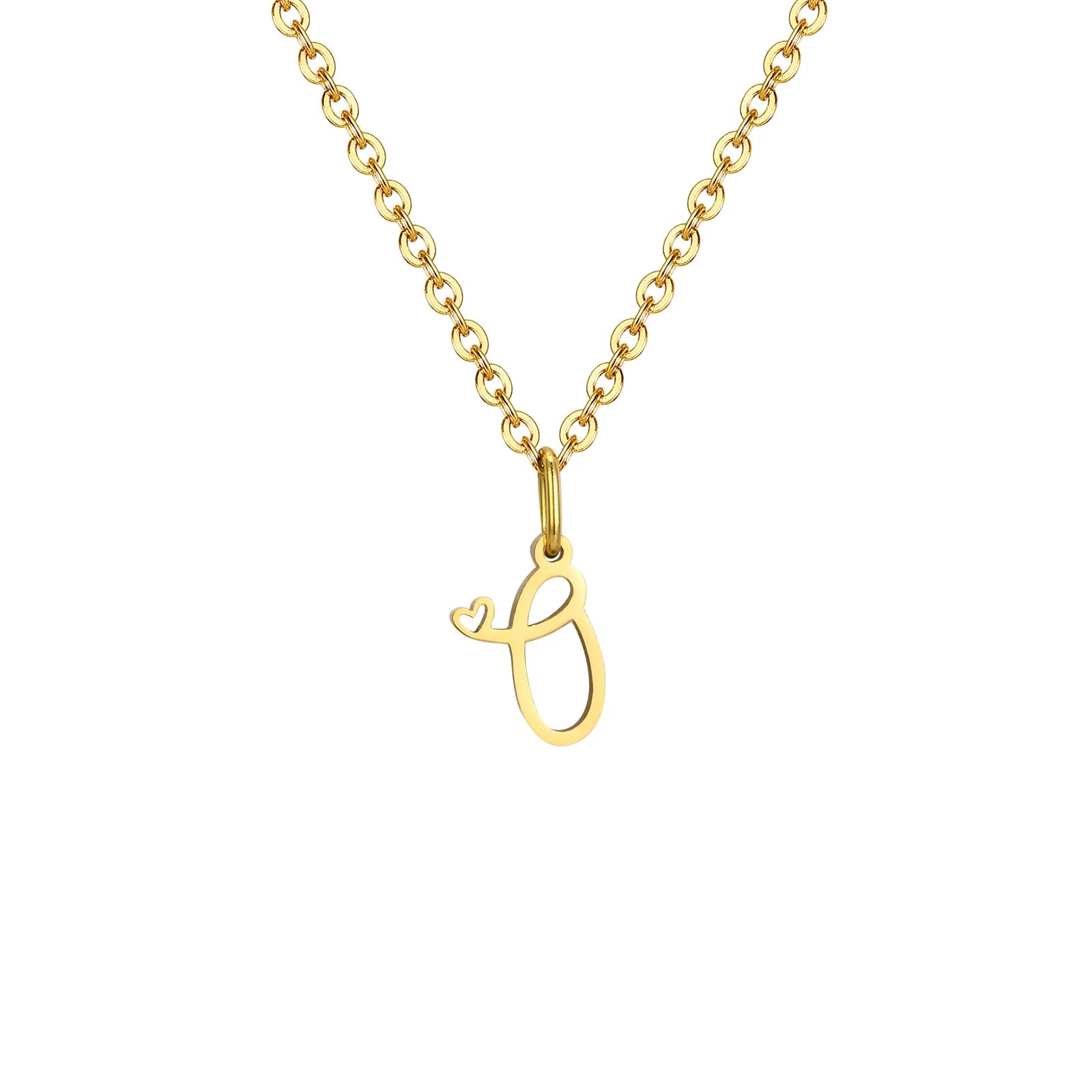 The Initial Heart Necklace