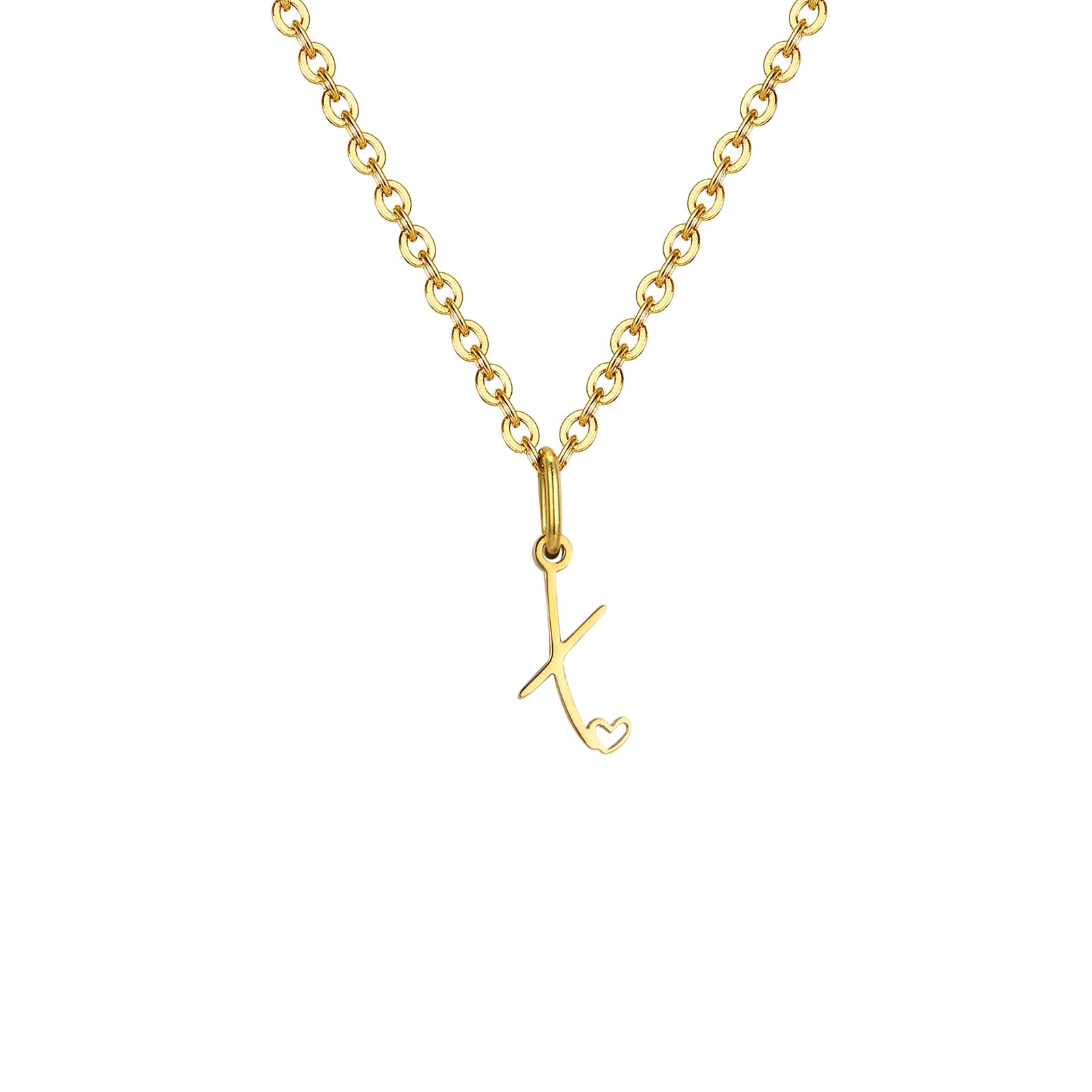 The Initial Heart Necklace