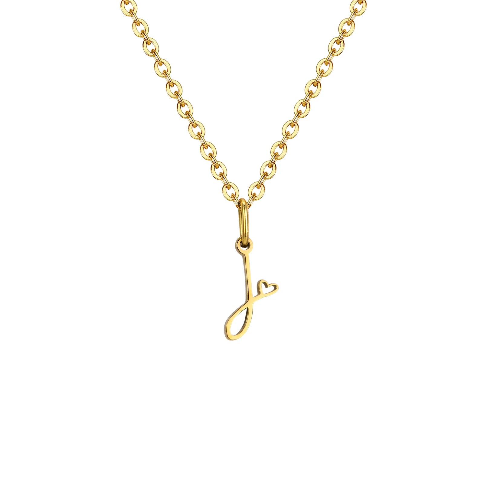 The Initial Heart Necklace