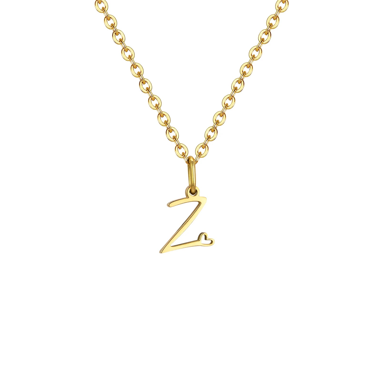 The Initial Heart Necklace