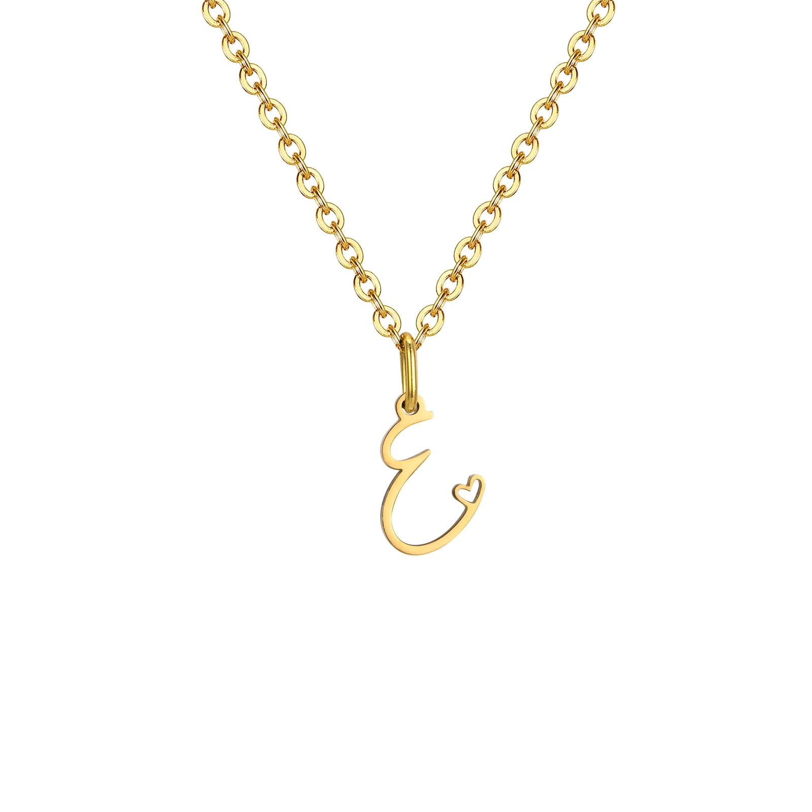 The Initial Heart Necklace
