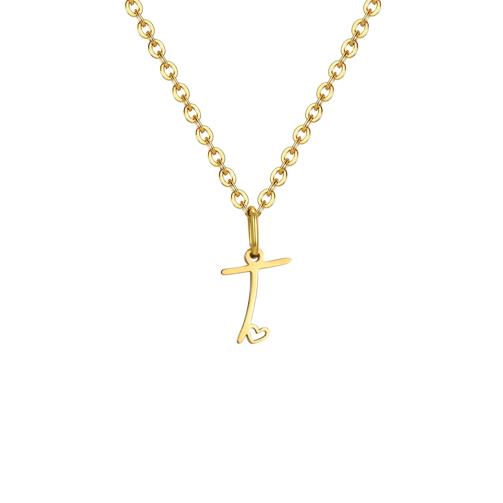 The Initial Heart Necklace