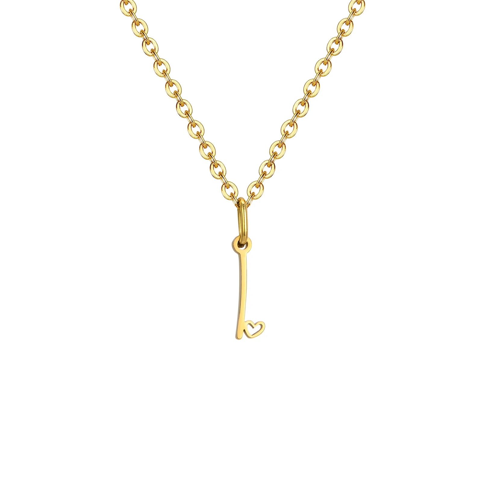 The Initial Heart Necklace