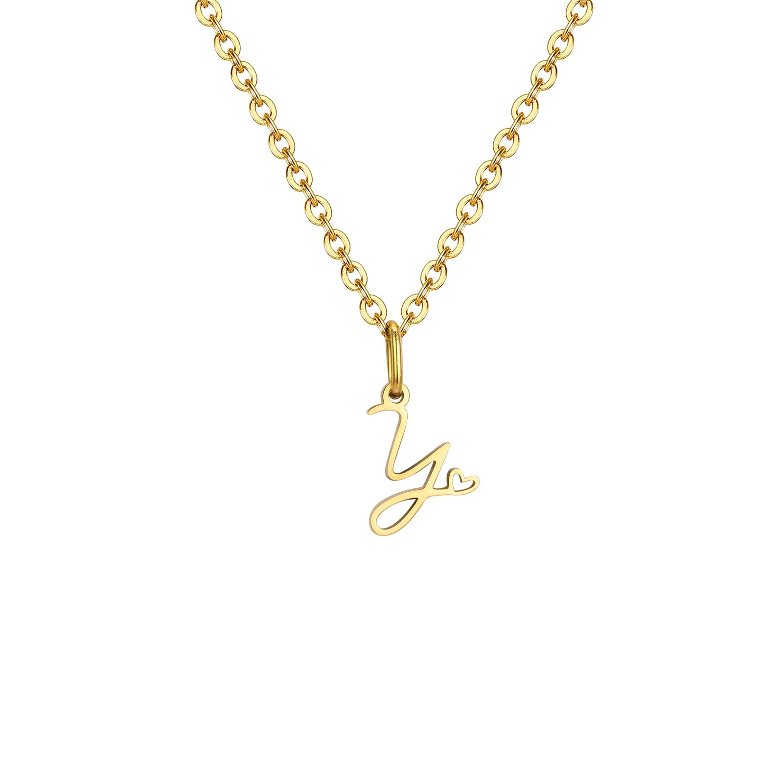 The Initial Heart Necklace