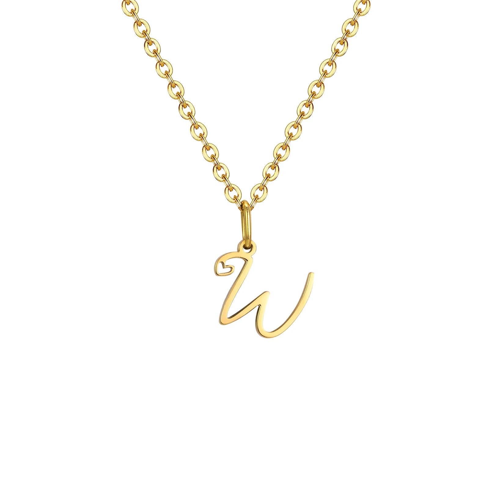 The Initial Heart Necklace