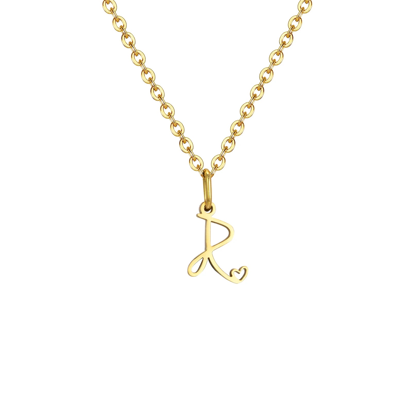 The Initial Heart Necklace