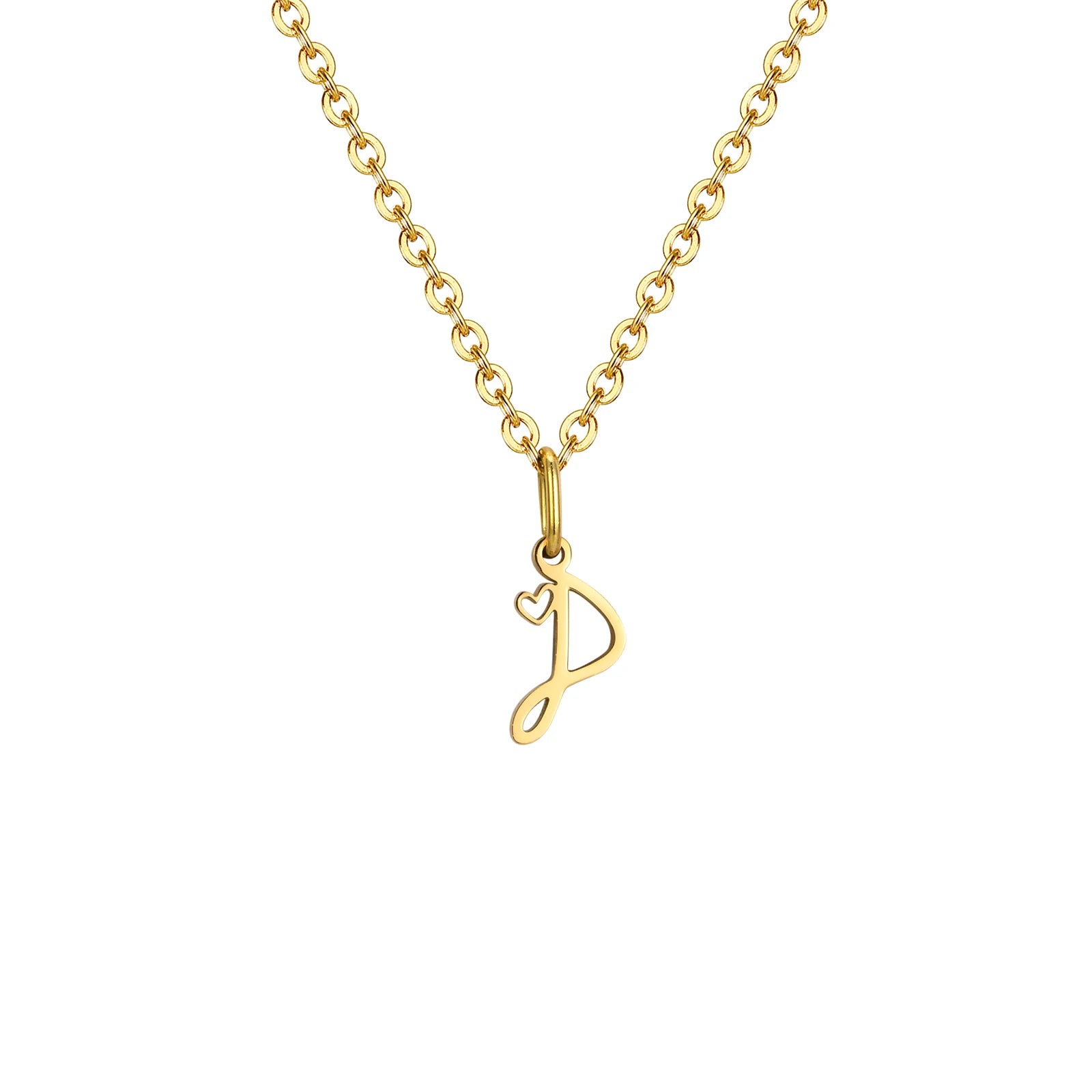 The Initial Heart Necklace